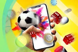 Antarmuka aplikasi mobile tisu 4d dengan pasar olahraga Liga 1 dan opsi pembayaran DANA