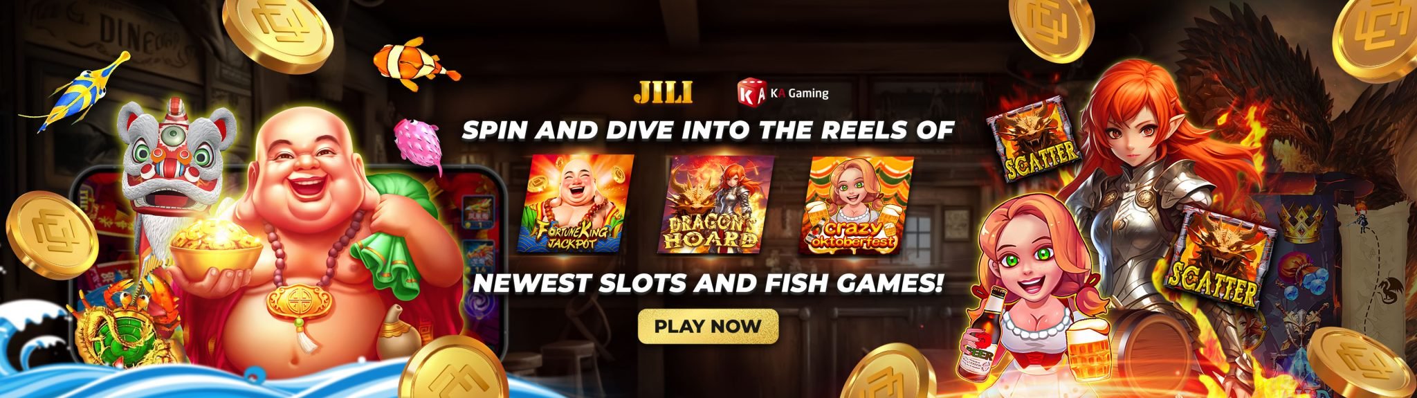 Antarmuka pilihan taruhan dan level kesulitan Fishing Arcade